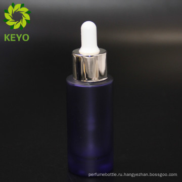 30ml опорожняют темно-фиолетовый косметическое эфирное масло стекло капельницы бутылка с серебряной резиновой пипеткой